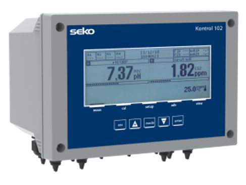 Seko K102PRZM0000 - Controller, pH: 0÷14, Redox ±2,000 mV; Enclosure: 220x144 mm, Wi-Fi