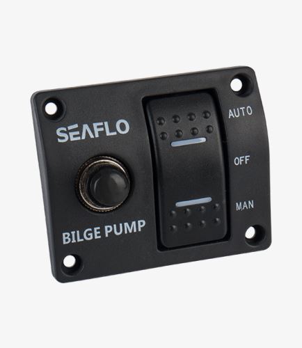 Seaflo SFSP-015-02 - 3cestný spínací panel, 12/24 V