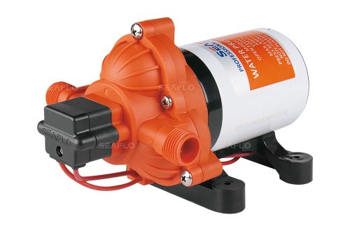 Seaflo 33 typ SFDP1-030-045-33 Diaphragm pump, 11.3 l/min, 3.1 bar, 12 V DC, PP/SP/EPDM, PS