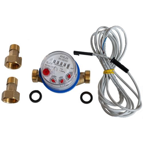 Seko WMT020C1D0 - Flow meter with pulse output 4 pulses/l, G 3/4"