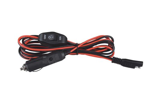 Seaflo A 16 AWG Wiring - Car adapter with switch, length 2420 mm