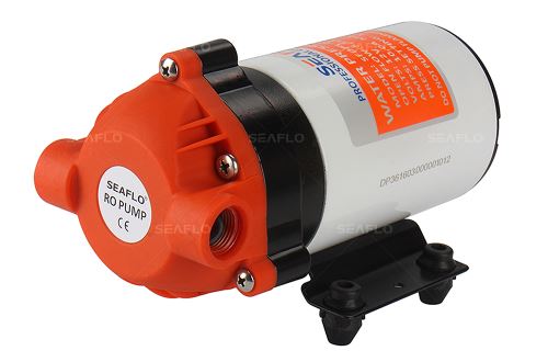 Seaflo 36 typ SFDP1-018-120-36 Diaphragm pump, 7 l/min, 8.3 bar, 12 V DC, PP/SP/V, BP