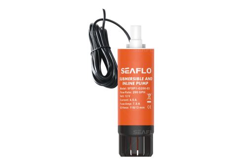 Seaflo SFSP1-G200-03B -Inline pump, 11.8 l/min, 0.5 bar, 12 V DC