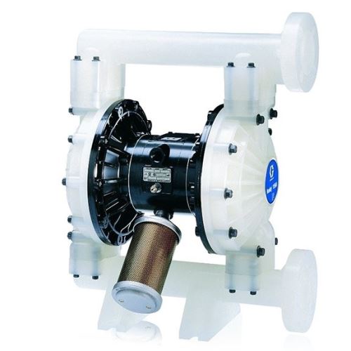 Graco 24B760 - Husky 1590 PP AODD with 1-1/2 in (38.1 mm) NPT Connection, AL Midsection, PP Seats, PTFE Balls and PTFE Diaphragm