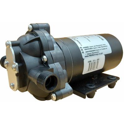 Shurflo 2088-514-500 - Diaphragm pump, 15.1 l/min, 3.7 bar, 12 V DC, PP/SP/SP, BP