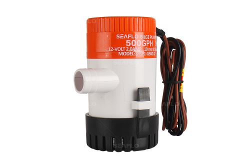 Seaflo SFBP1-G500-01 - Bilge pump, 2339 l/h, 0.2 bar, 12 V DC