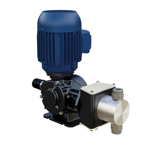 Seko PS1D011C21A4000 - Motor-Driven pump Spring, 10 l/hod, 20 bar, SS316/FPM, 0.18 kW, 400 V