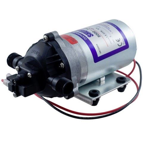 Shurflo 8000-243-155 - Diaphragm pump, 6.2 l/min, 3.4 bar, 12 V DC, PP/EPDM/SP, PS